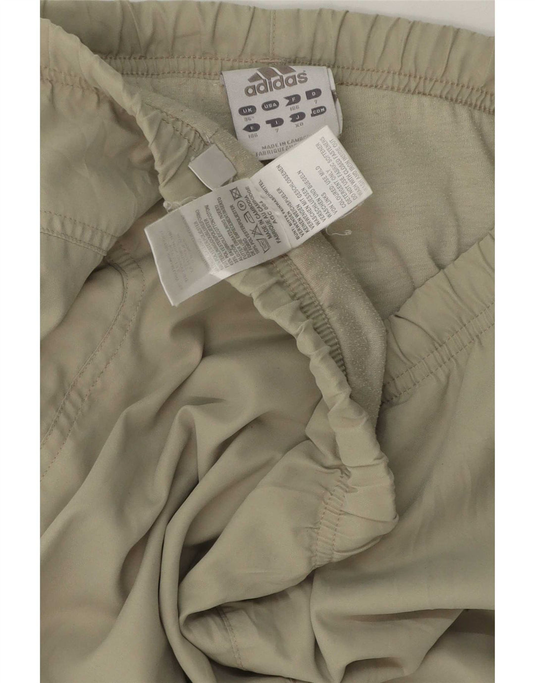 Pantalón De Chándal Adidas Hombre Grande Caqui Poliéster