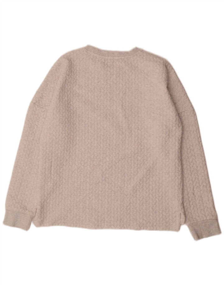 Animal Sudadera holgada para mujer Jersey UK 10 Small Off White Poliéster