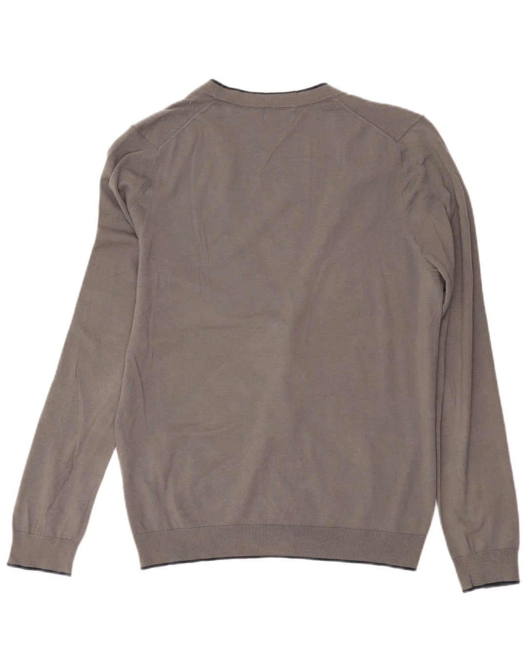 Sisley Cárdigan para hombre de algodón gris grande