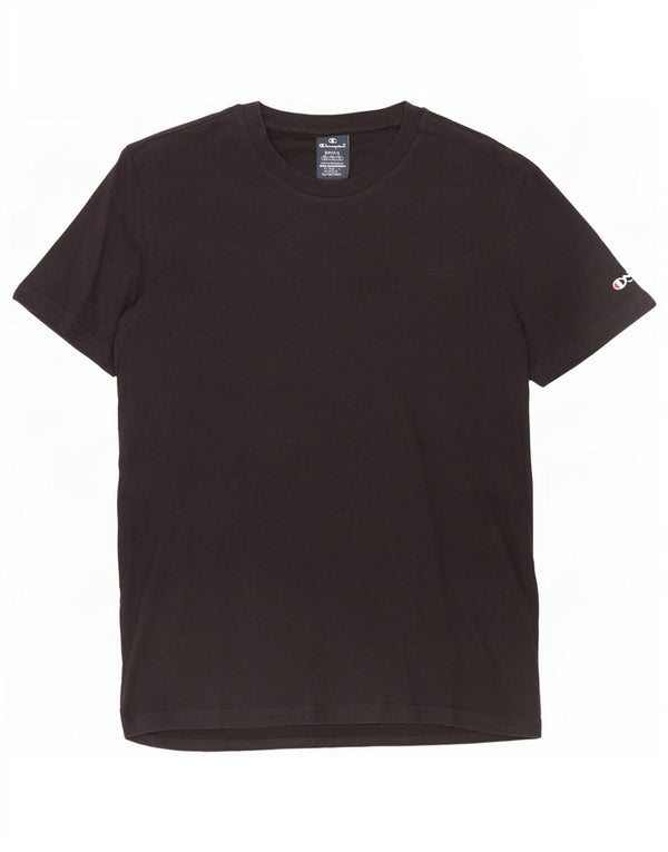Champion Camiseta Hombre Top Small Algodón Negro