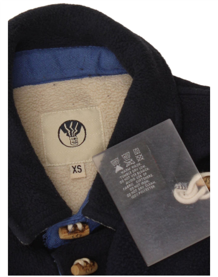 FAT FACE Jersey Polartec de Corte Suelto con Cuello Polo para Hombre XS Azul Marino