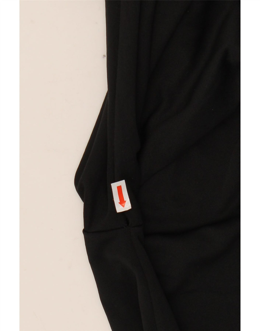 NIKE Mujer Dri Fit Zip Neck Jersey Chándal Top UK 10 Small Negro