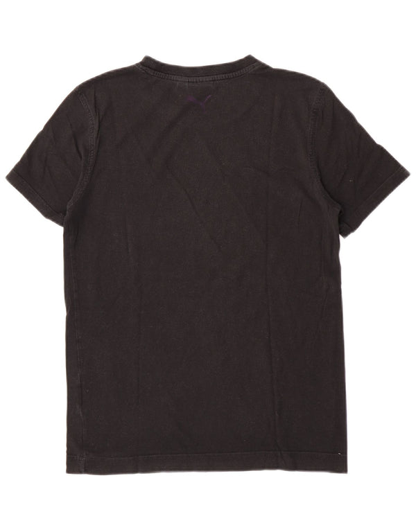 Puma Camiseta gráfica para hombre Top XS Algodón negro