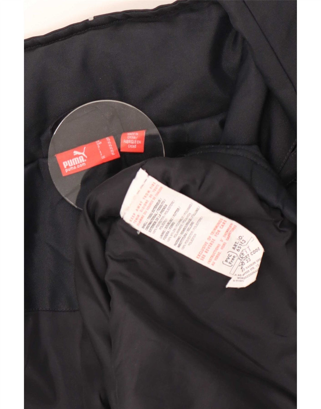 Puma Chubasquero con capucha para hombre UK 42 XL Poliéster azul marino