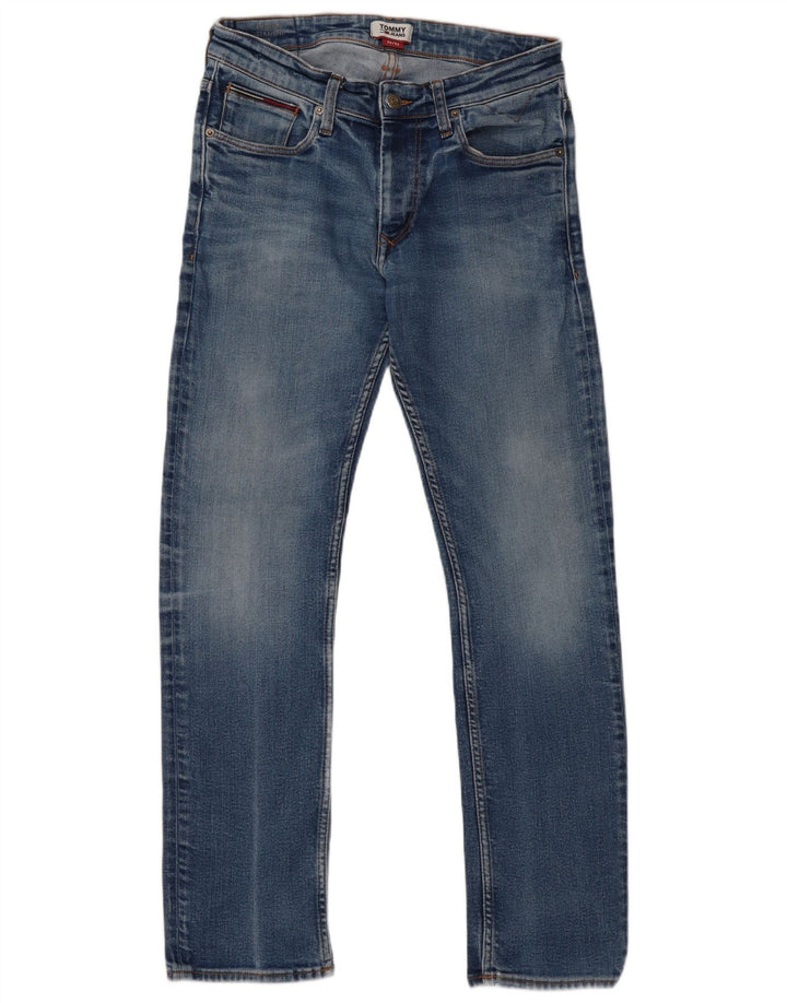 TOMMY HILFIGER Vaqueros rectos para hombre W32 L32 Algodón azul