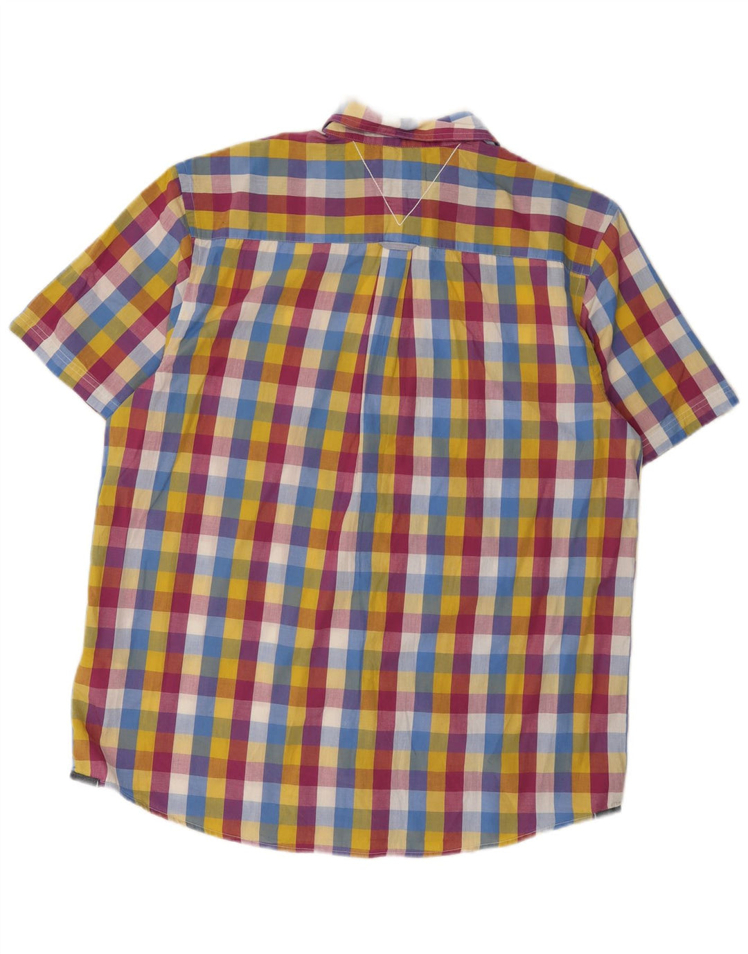 Camisa de corte clásico de manga corta para hombre White Stuff XL Vichy multicolor