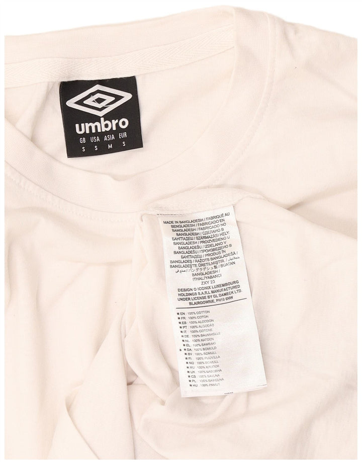 Camiseta Umbro Hombre Top Small Blanco Algodón