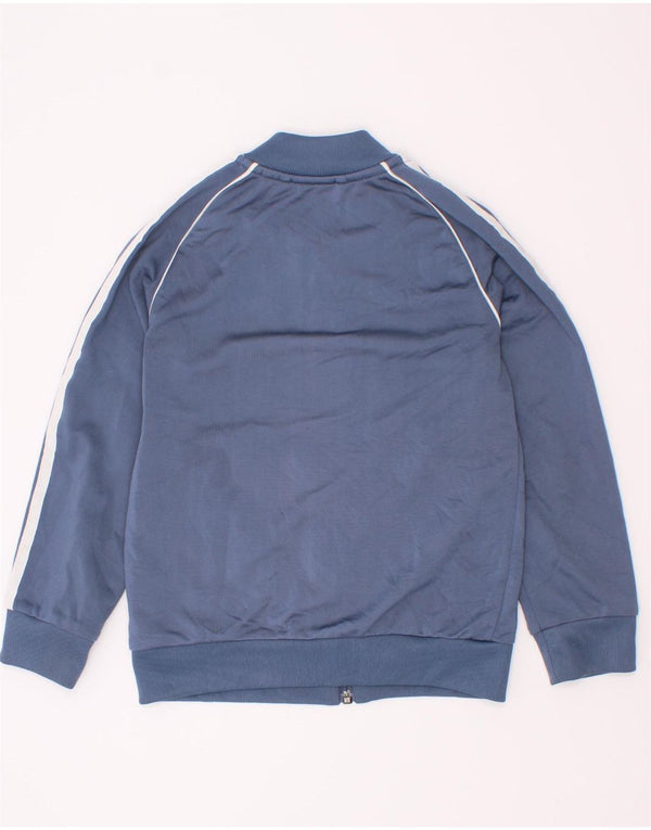 Adidas - Chaqueta de chándal gráfica para niños, 5-6 años, color azul