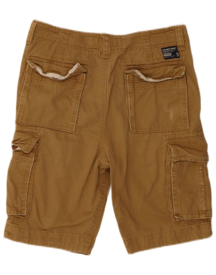 Superdry Shorts Cargo Para Hombre Pequeños W29 Algodón Beige
