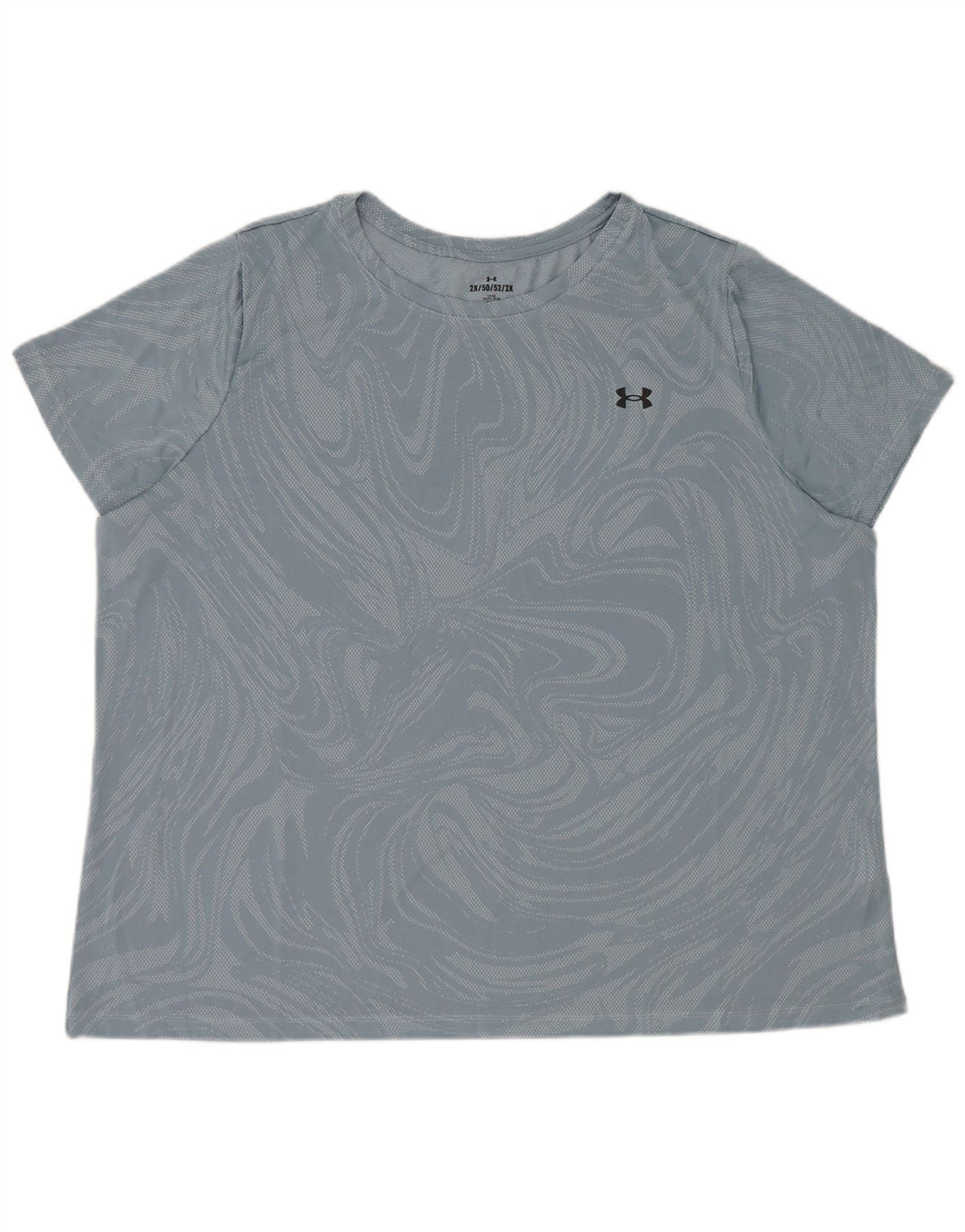 Camiseta Under Armour Mujer Top 2XL Poliéster Geométrico Azul