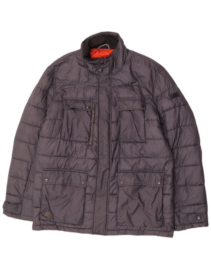 Chaqueta Acolchada Hombre Camel Active IT 58 4XL Gris Poliamida