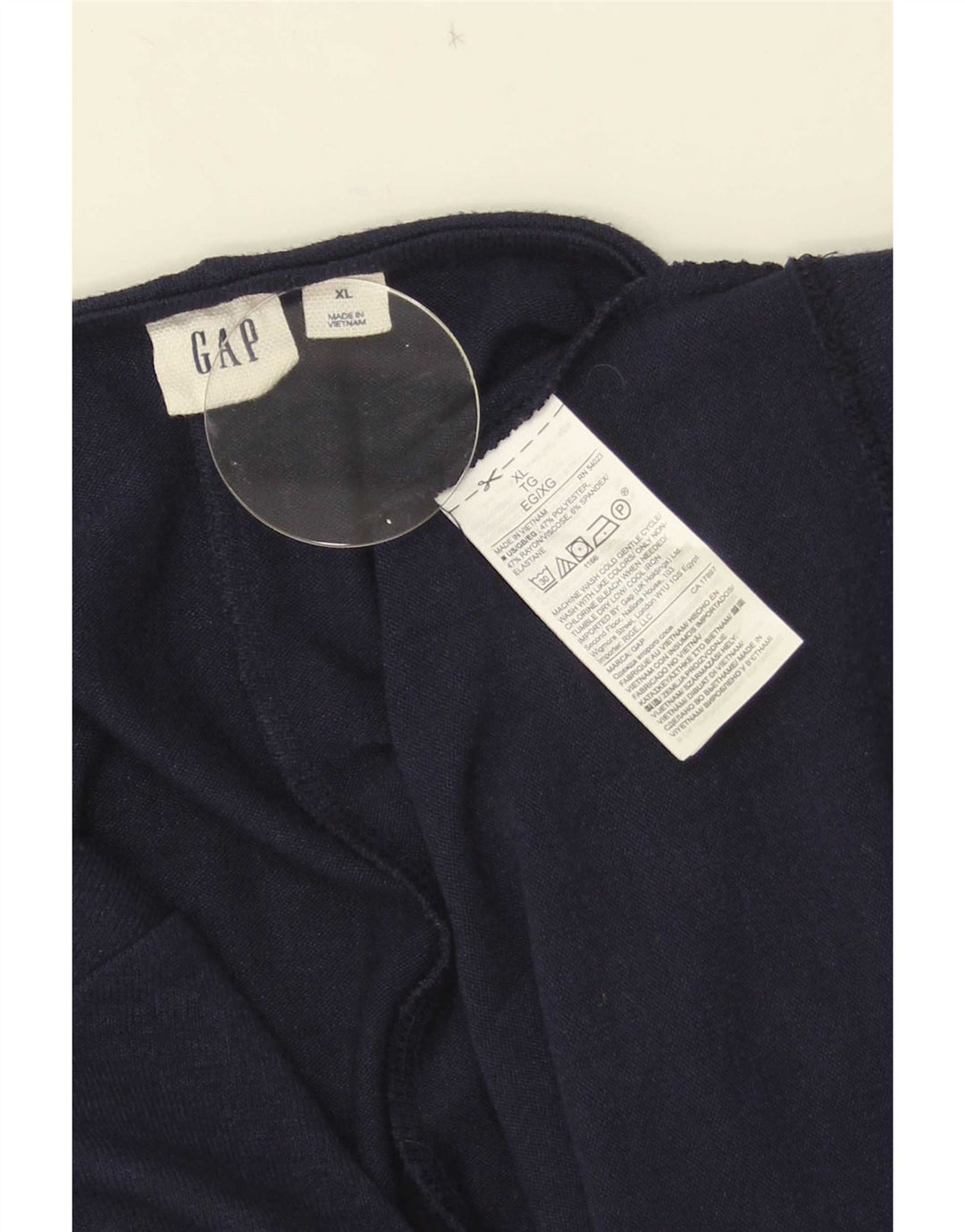 Vestido tipo túnica para mujer Gap UK 40 XL Poliéster azul marino