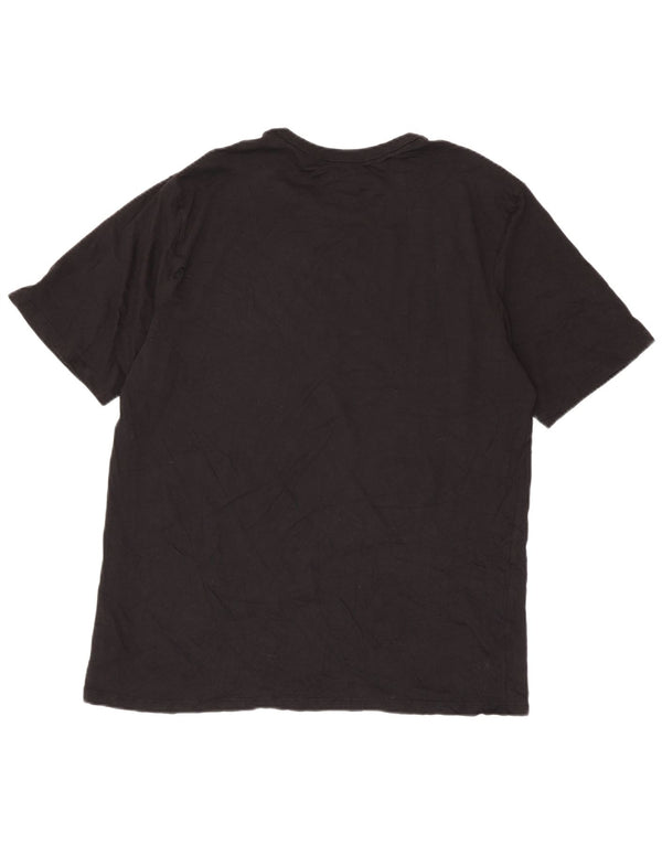 Champion Camiseta gráfica para hombre Top 2XL Algodón negro