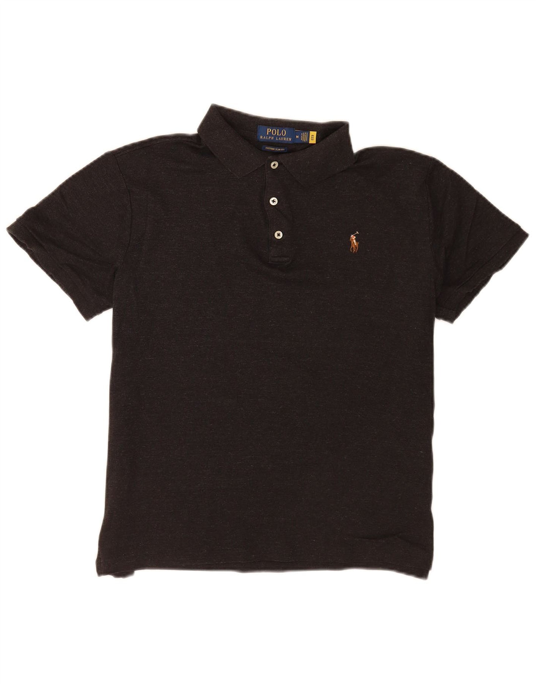 Polo Ralph Lauren Camisa ajustada personalizada para hombre Algodón gris medio