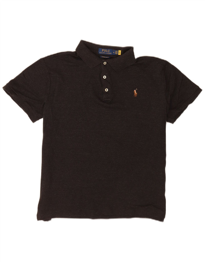 Polo Ralph Lauren Camisa ajustada personalizada para hombre Algodón gris medio