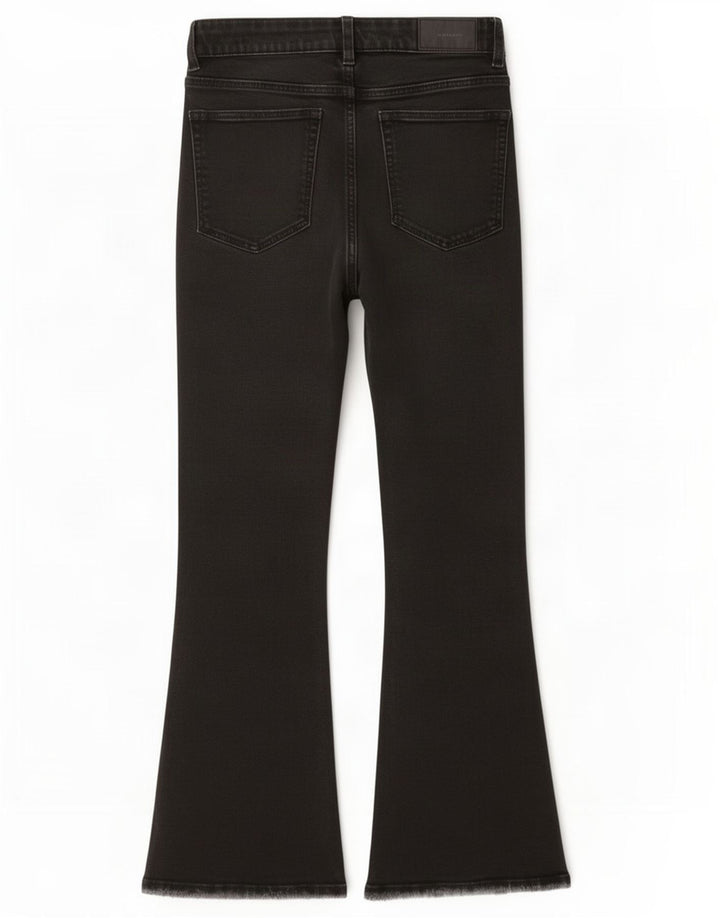 Zara Vaqueros Acampanados Mujer EU 36 XS W26 L26 Negro