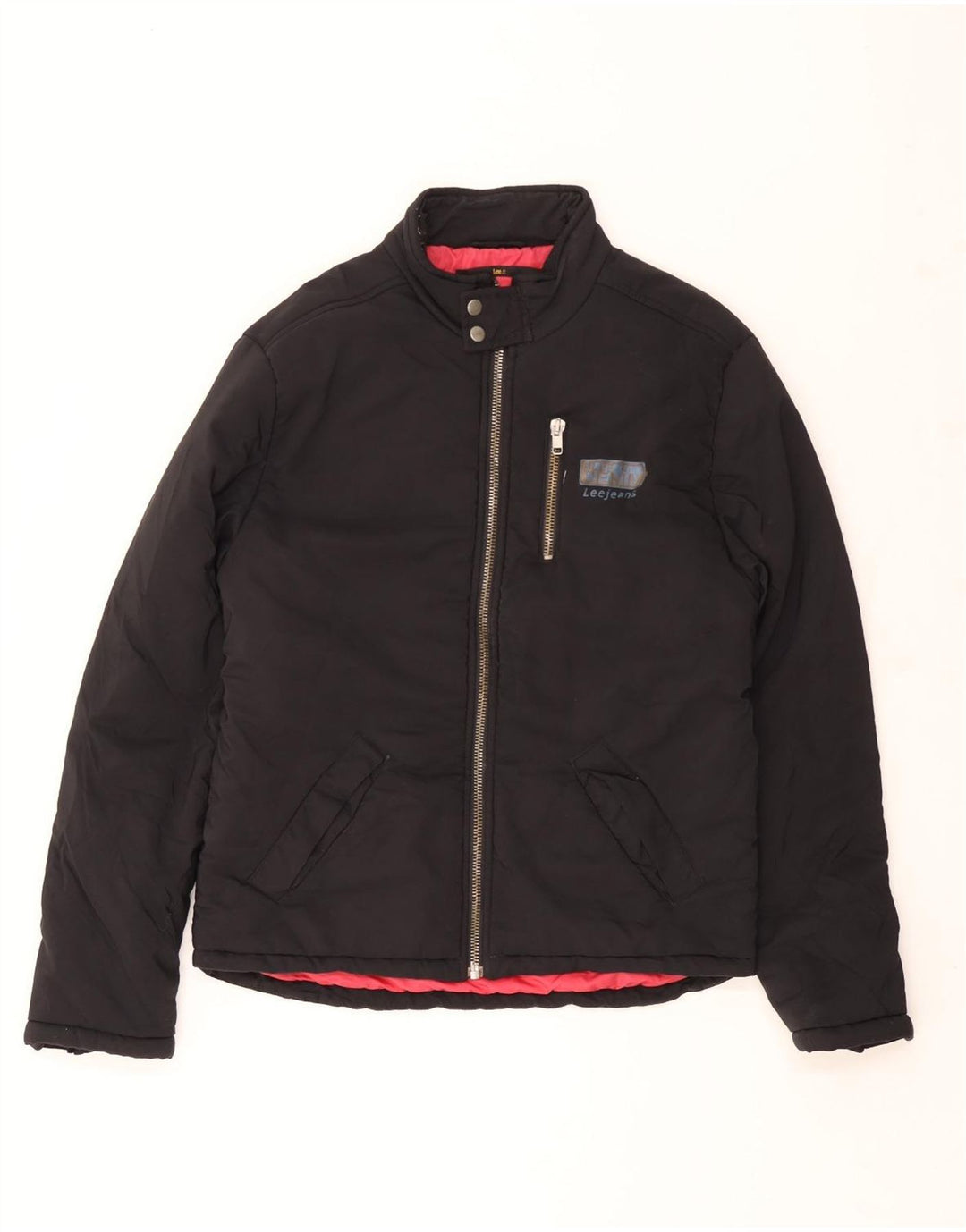 Lee Chaqueta acolchada para hombre UK 42 XL Poliéster negro