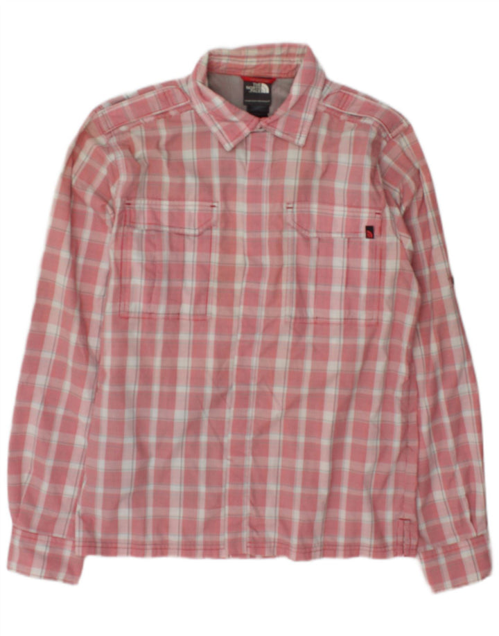 The North Face Camisa Hombre Nylon Cuadros Rojos Pequeños