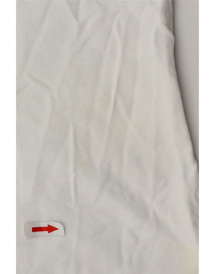 Diadora Polo Hombre De Algodón A Rayas Blanco Mediano