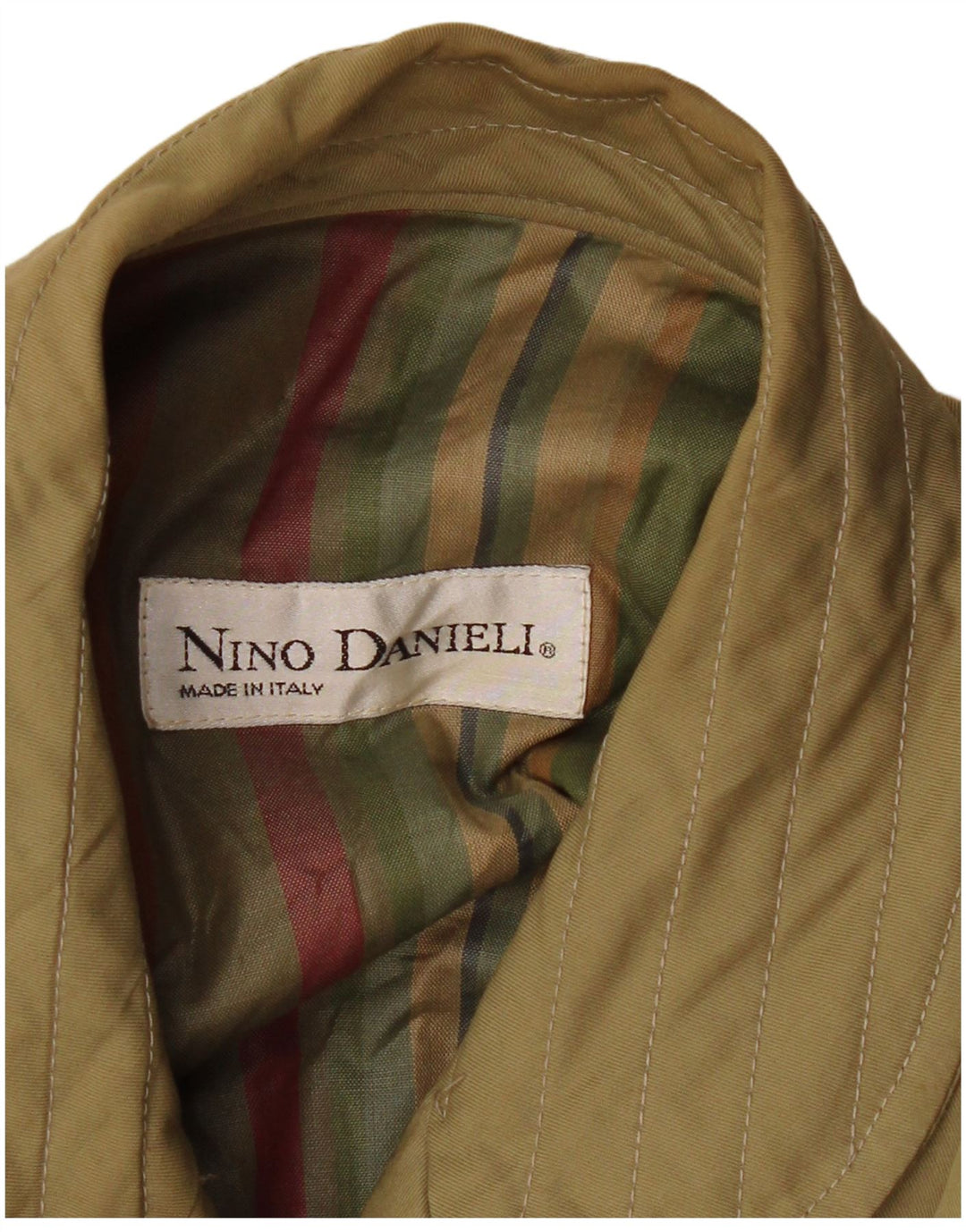 NINO DANIELI Chaqueta Bomber para Mujer UK 40 Grande Caqui Colorblock