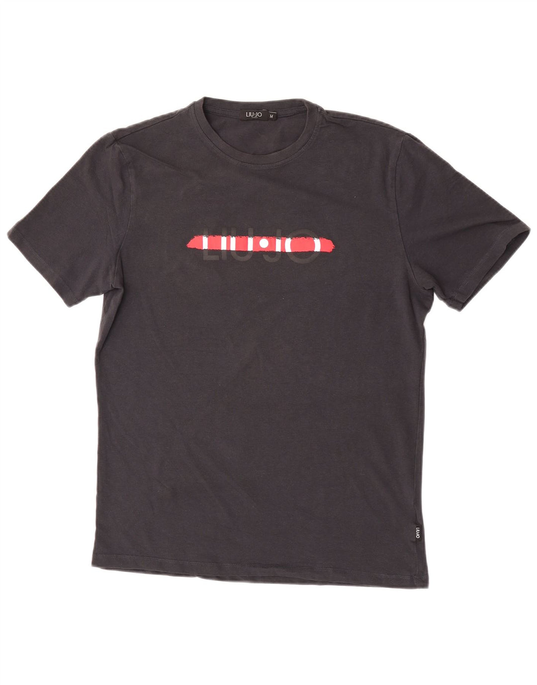 Liu Jo - Camiseta gráfica para hombre, talla mediana, color negro