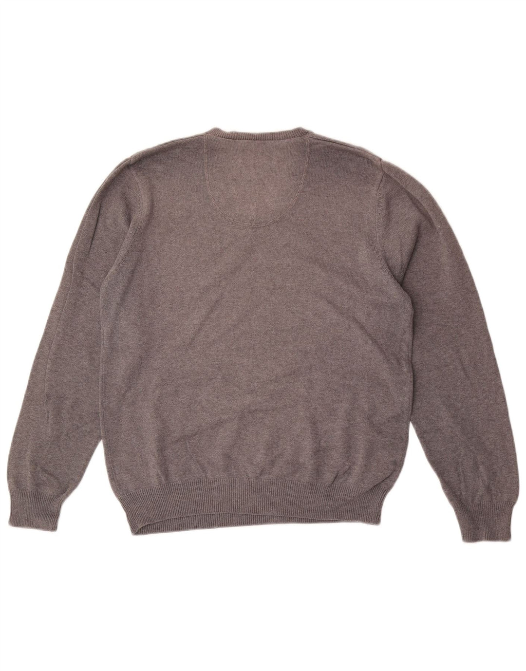 Marks & Spencer Jersey con Cuello en V Azul Harbor para Hombre Algodón Gris Medio