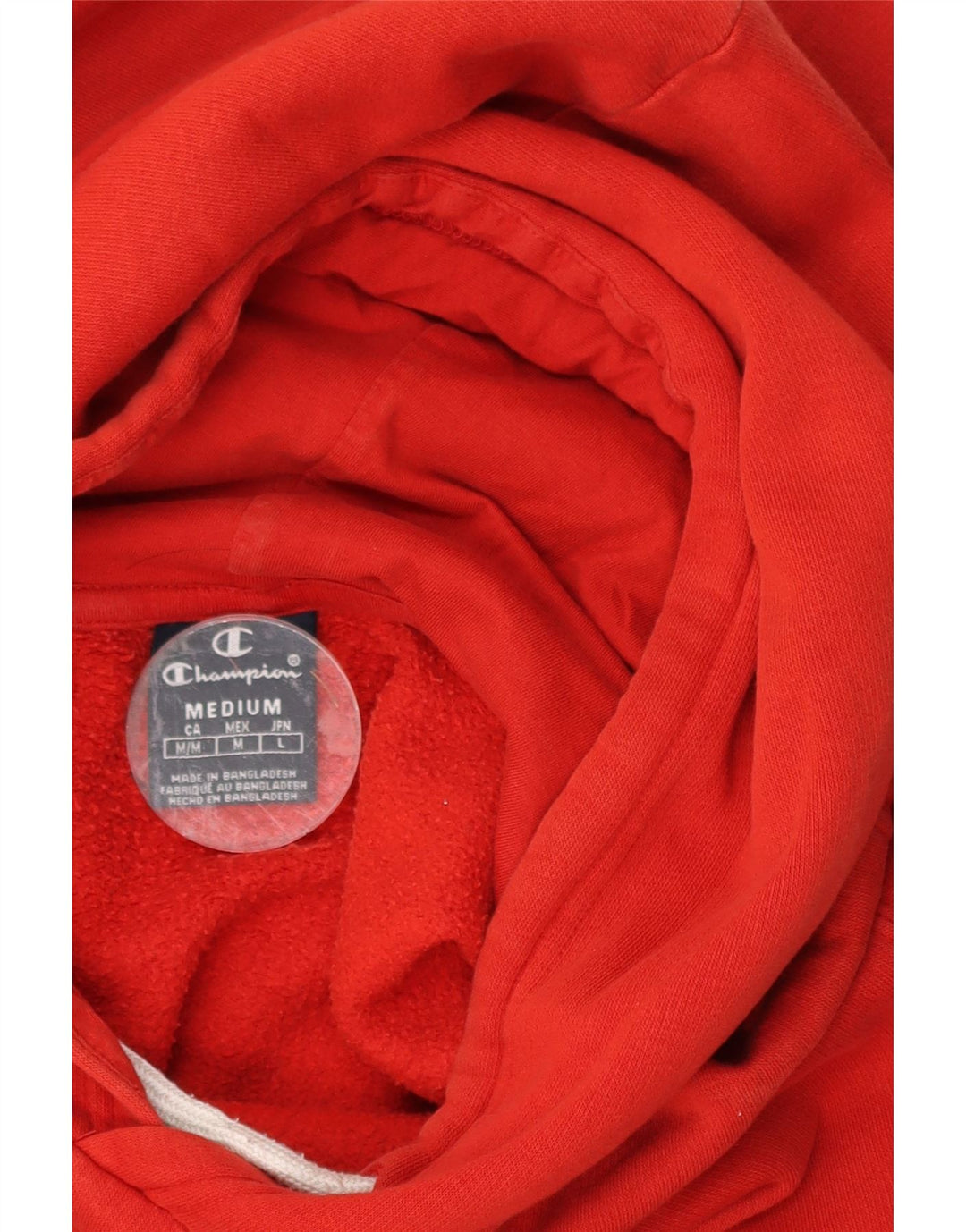 Champion Sudadera Con Capucha Gráfica Para Hombre Rojo Mediano