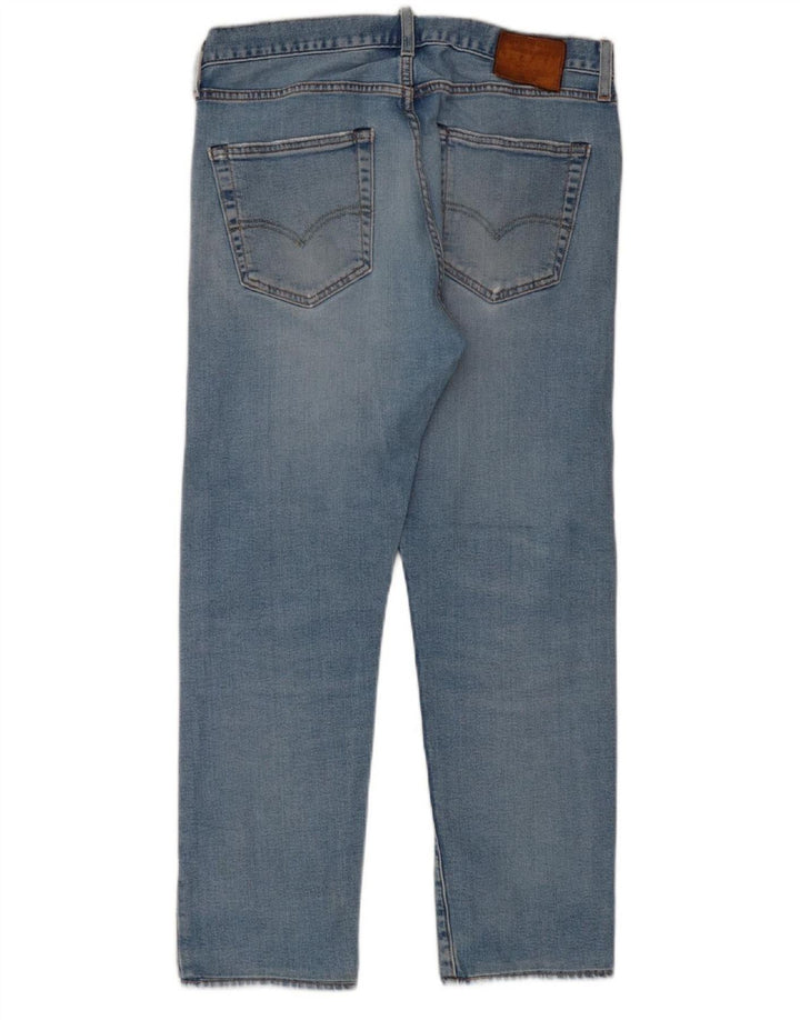 LEVI'S Womens 501 Straight Jeans W33 L27 Blue Cotton