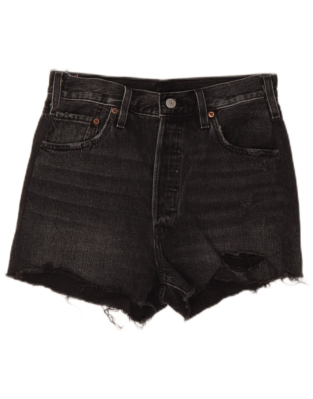Levi's Mujer 501 Shorts De Mezclilla W28 Medium Black