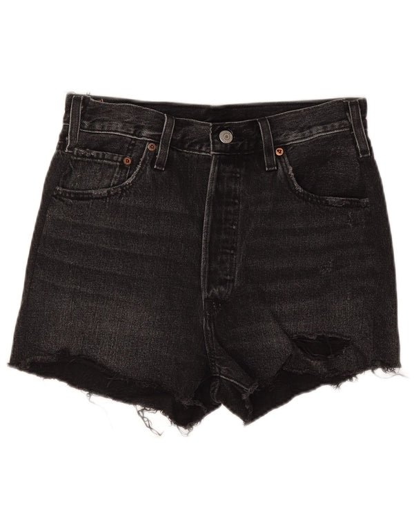 Levi's Mujer 501 Shorts De Mezclilla W28 Medium Black