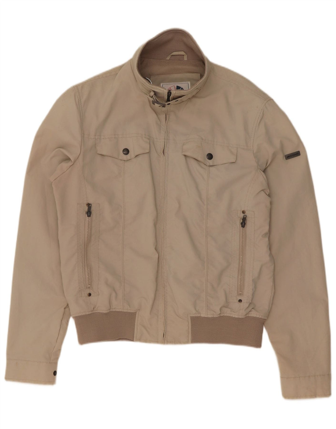 Americanino Chaqueta Bomber para Hombre ES 38 Medio Beige Poliamida