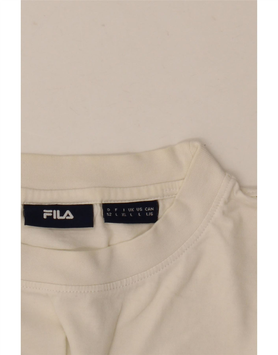 Fila - Camiseta gráfica para hombre, talla grande, color blanco