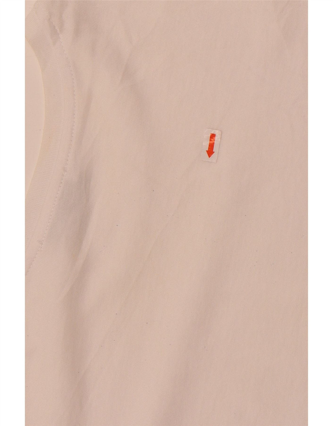 Zara Mujer Blusa Top UK 44 Mediano Blanco Algodón