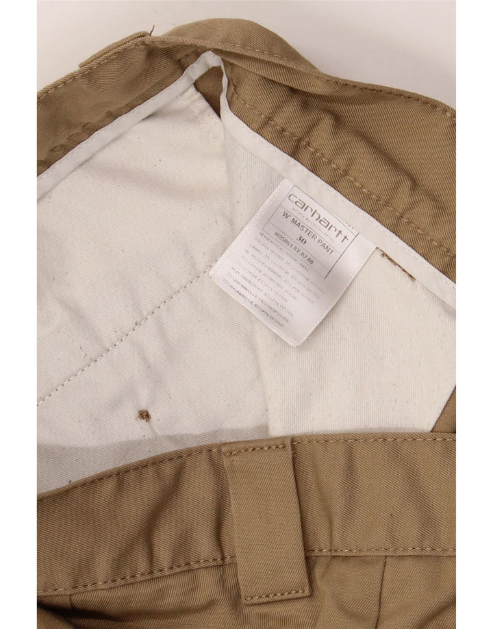Carhartt Pantalón chino recto para hombre W30 L30 Poliéster beige