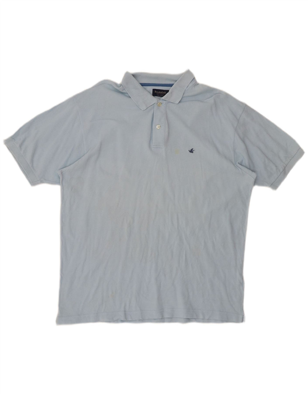 BROOKSFIELD Polo para hombre IT 56 XL Algodón azul