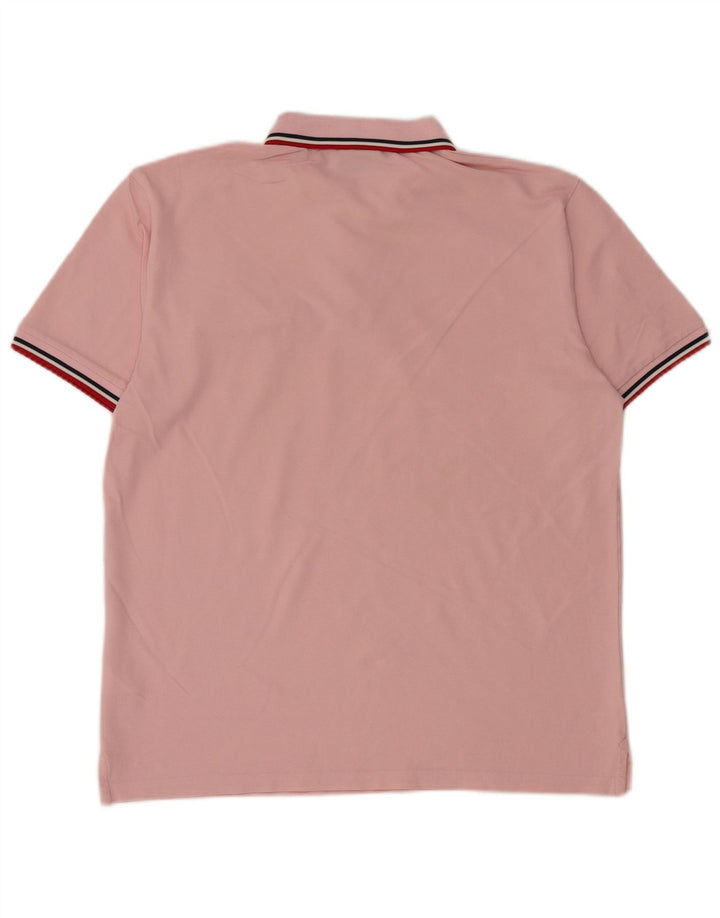 GANT Polo de hombre de algodón rosa medio