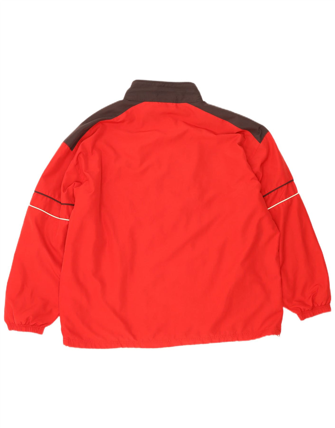 Reebok Chaqueta impermeable para hombre UK 42 XL Rojo Colorblock Poliéster