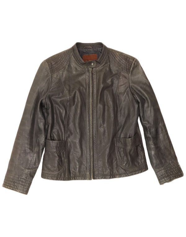 Conbipel Chaqueta Biker Mujer IT 54 2XL Cuero Negro