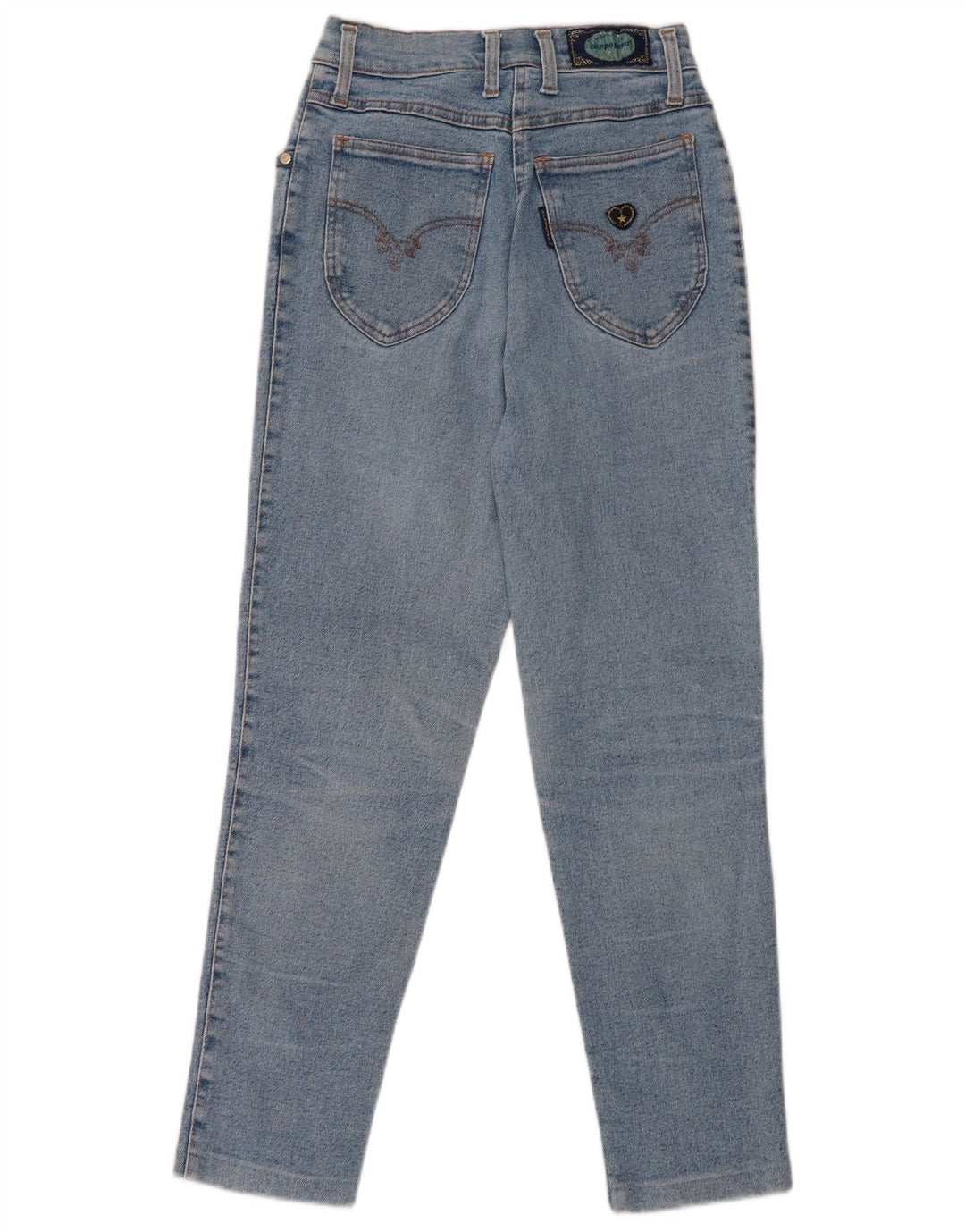 Cappopera Vaqueros Slim Mujer W26 L25 Algodón Azul