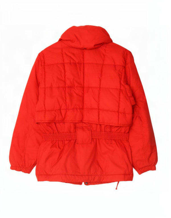 Chaqueta de esquí extragrande con capucha para mujer Nordica IT 44 Poliéster rojo medio