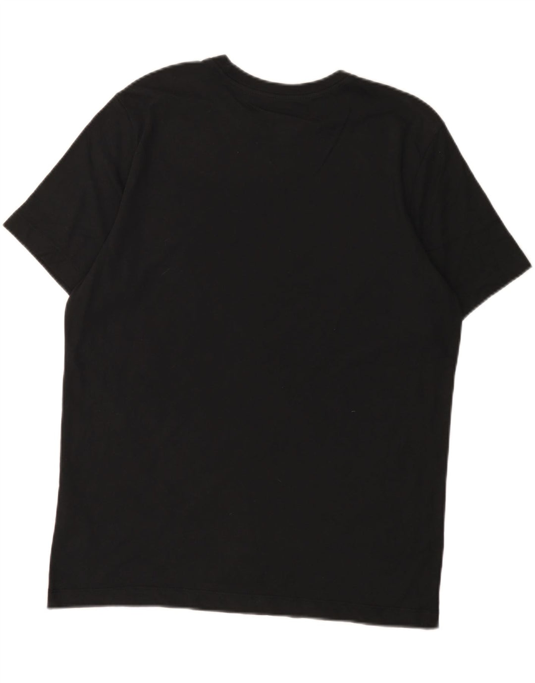 Nike Dri Fit Graphic Camiseta para hombre, talla mediana, algodón negro