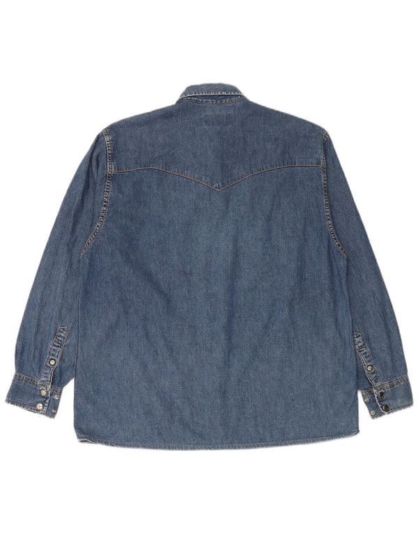 Camisa vaquera LEE para hombre de algodón azul grande