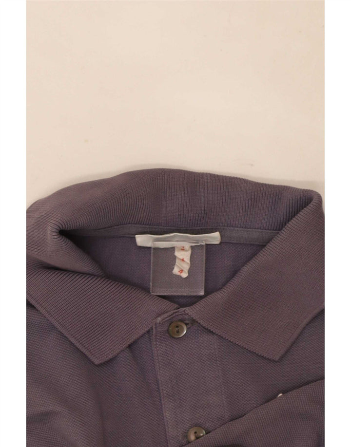 Polo Lacoste para hombre talla 4 mediano algodón morado