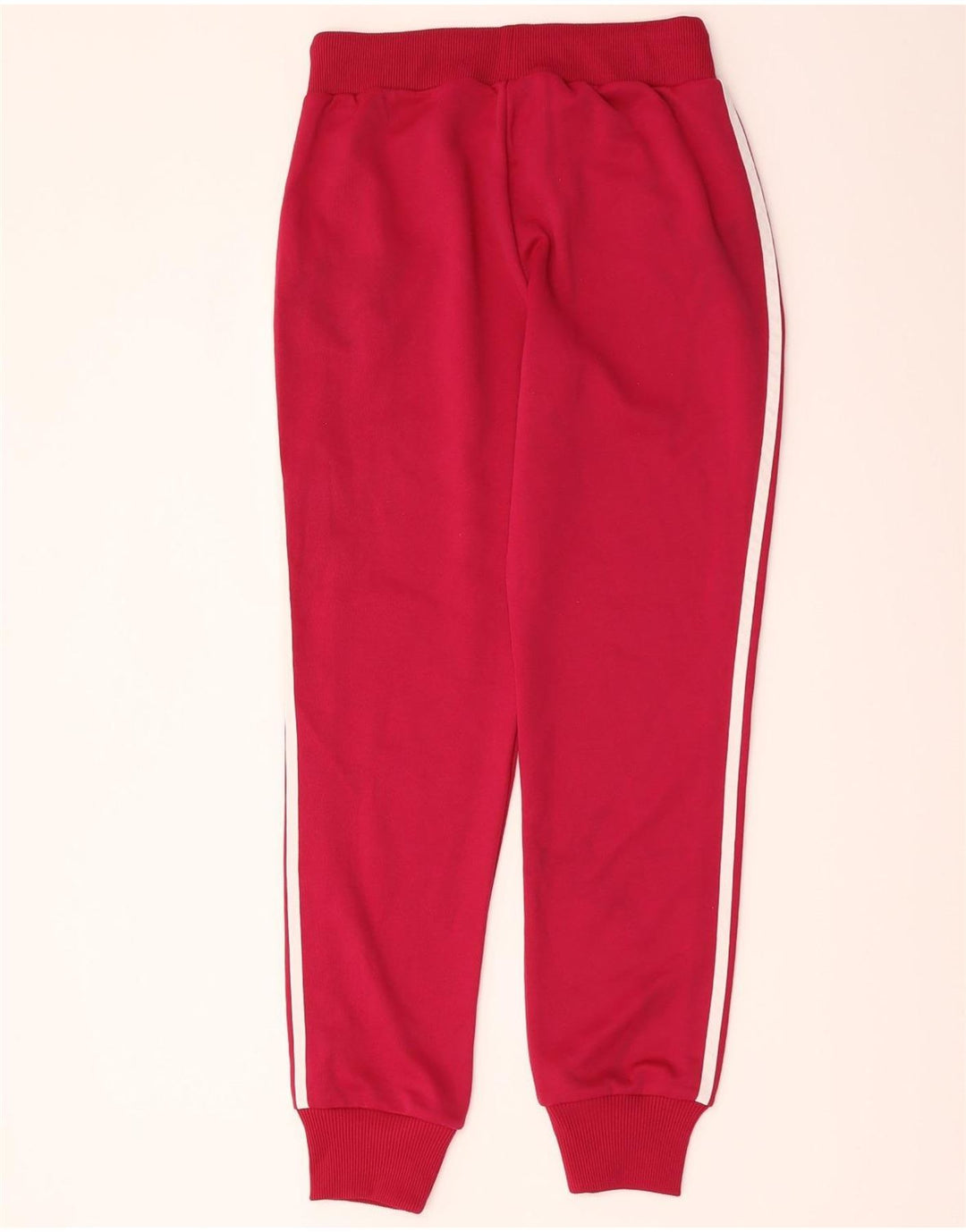 Adidas Mujer Chándal Pantalones Joggers IT 42 Small Rojo Poliéster