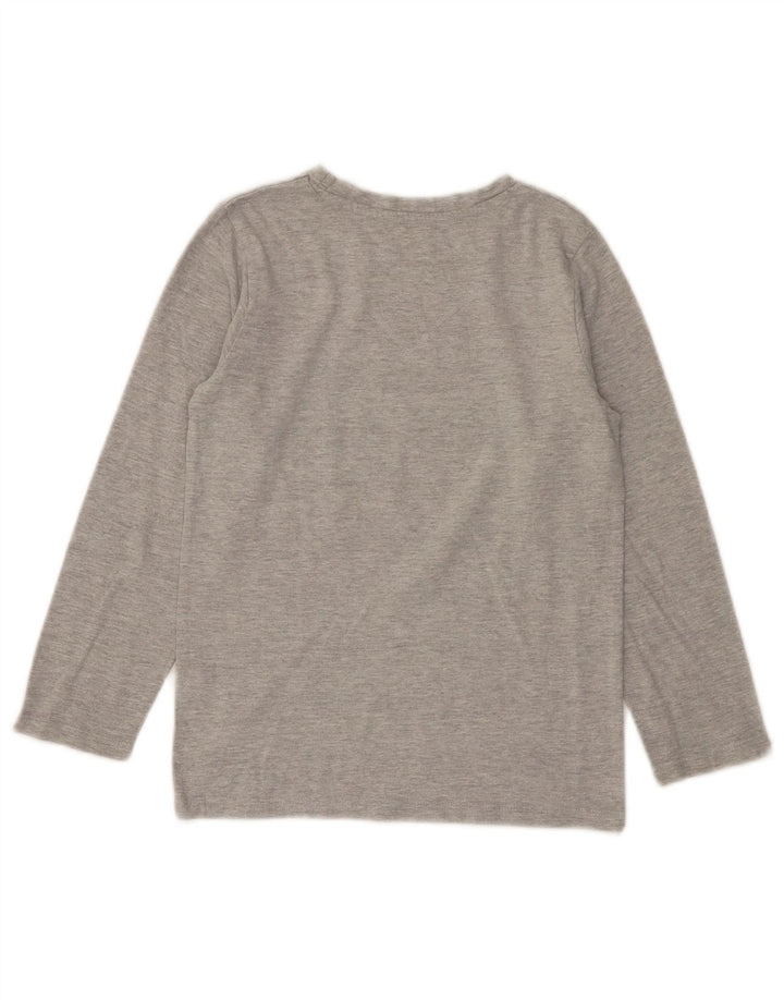 Levi's Camiseta gráfica para niños de manga larga 7-8 años Algodón moteado gris