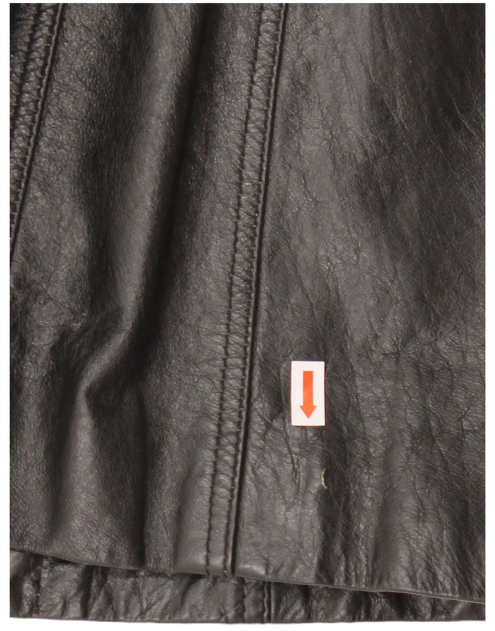 Gipsy Abrigo de cuero para mujer Reino Unido 42 Medio Negro