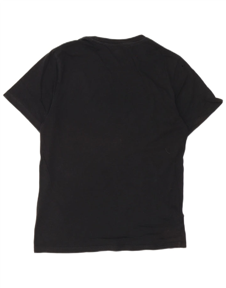 Nike - Camiseta gráfica para hombre, talla pequeña, algodón negro