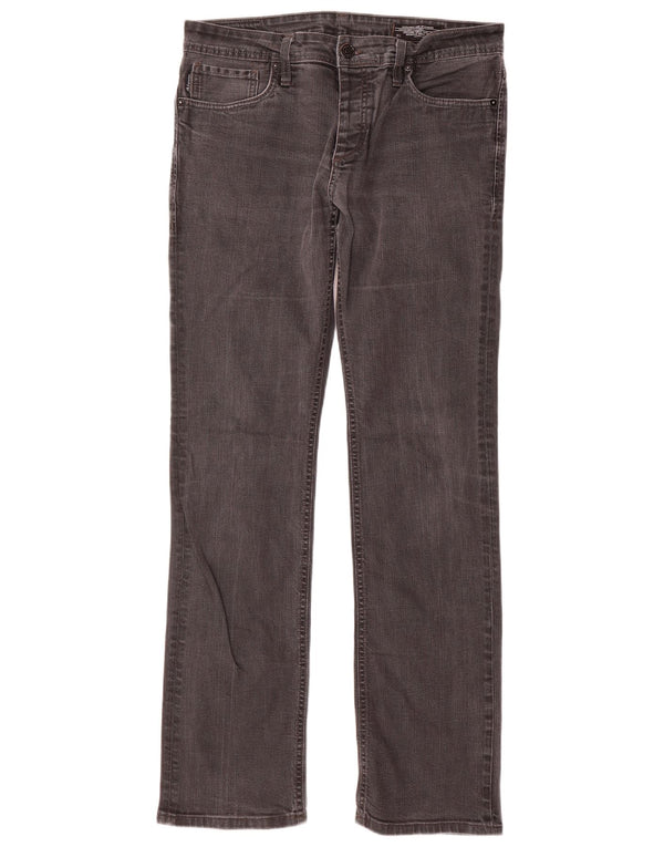Jack & Jones Vaqueros rectos para hombre W34 L36 Algodón gris