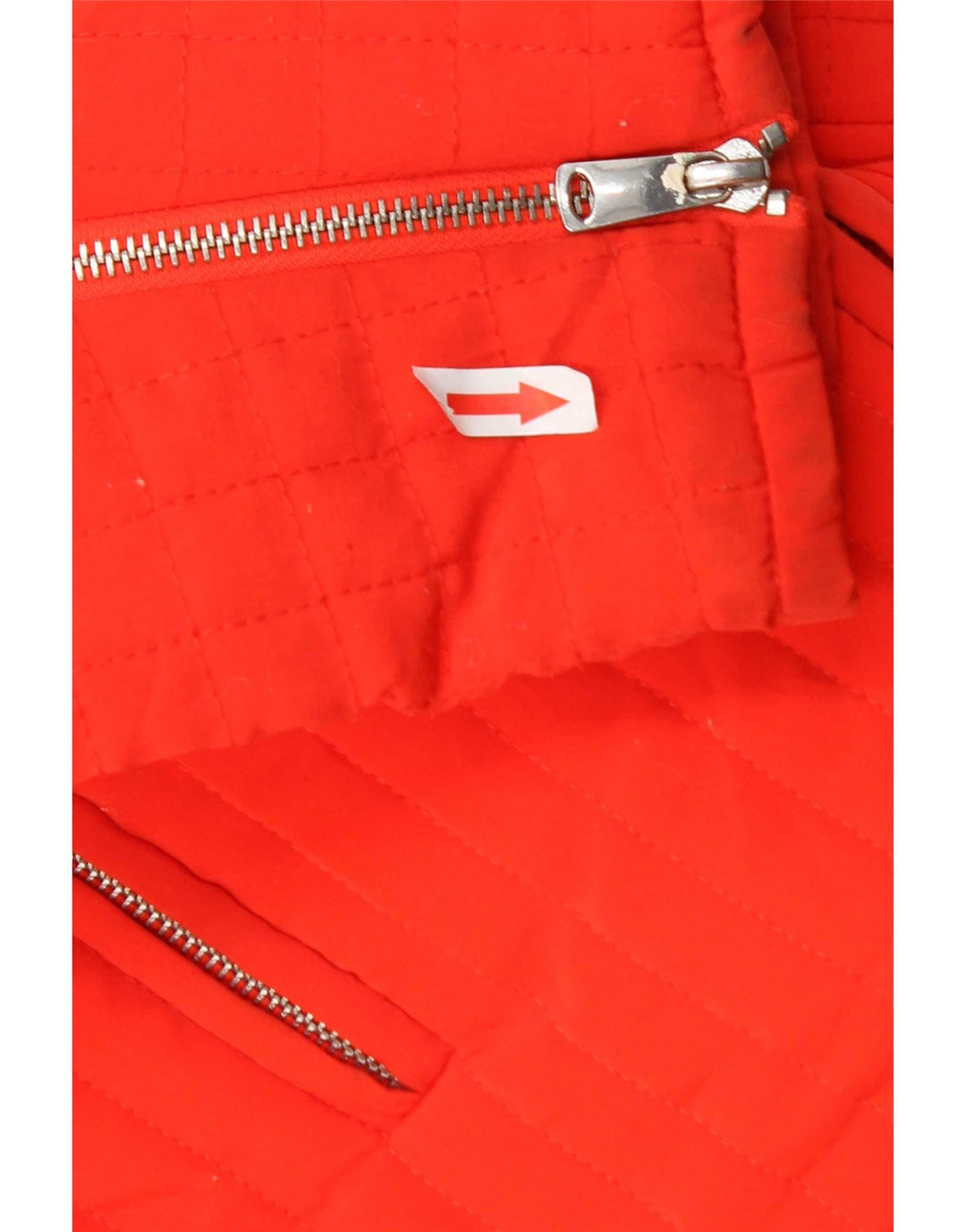 Zara Mujer Trafaluc Chaqueta Acolchada UK 46 Grande Naranja Poliéster