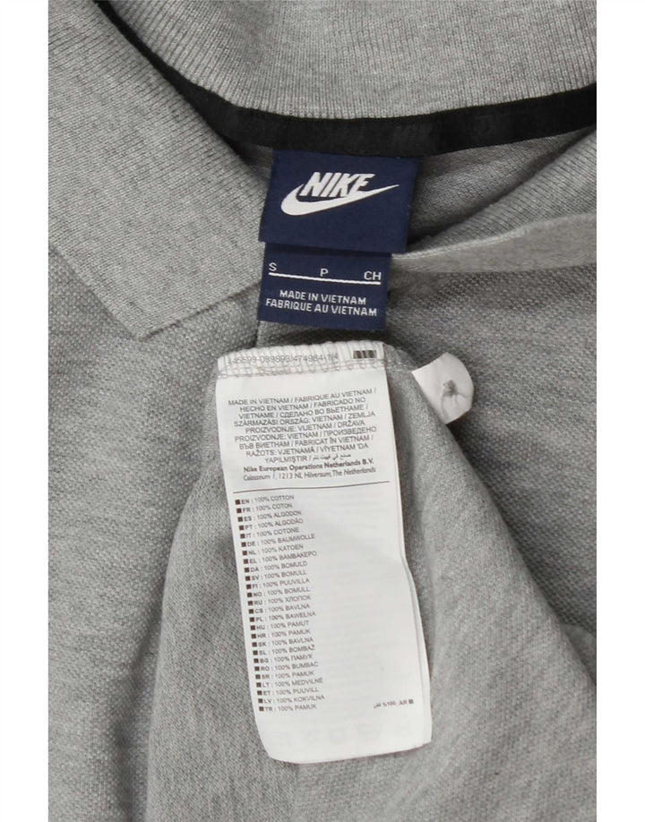 Polo Nike Hombre Pequeño Algodón Gris